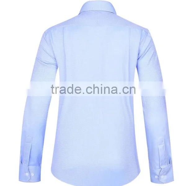 2017 Lastest Style Men Office Long Sleeves Shirts Solid Color photo-5