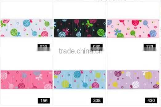 Hi-ana Ribbon 184 Custom Printed Christmas Candy Ribbon Hand Made Gift Ribbon La Ribbon photo-3