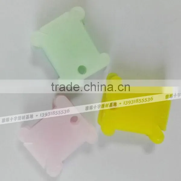 Plastic Card Embroidery Tools Plastic Floss Bobbins Threading Board for Cross Stitch photo-6