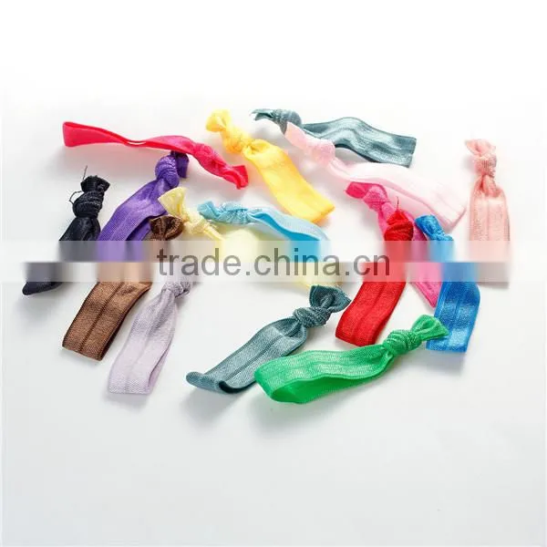 Cotton Elastic Hair Ties Round At Random 85mm - 7mm X15mm photo-2