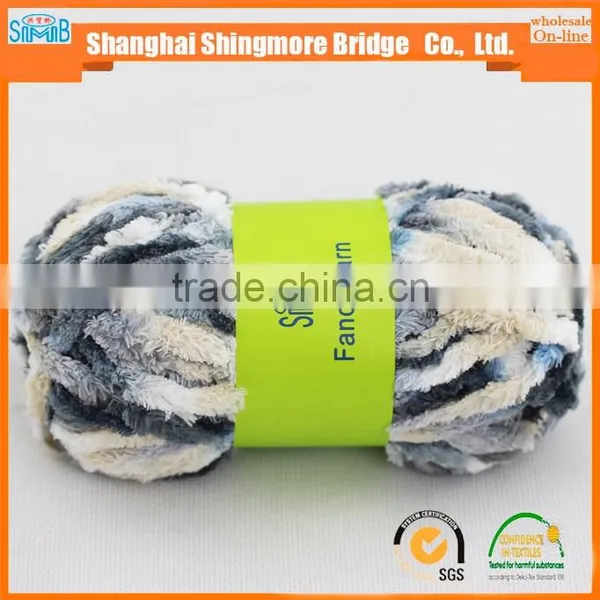 China Fancy Yarn Supplier Wholesale Chenille Yarn for Knitting Scarf With Cheap Price photo-3