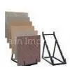 Retail Stores Simple Ceramics Flooring Tile Display Rack Triangle Structure, Step Holders