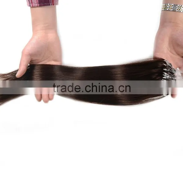 Virgin Human Hair Loop Ring Hair Extenisons photo-3