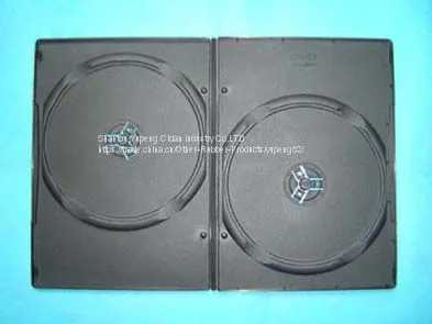 Cheap DVD Case DVD Box DVD Cover 7mm Double Black Rectange(YP-D806H)) photo-4