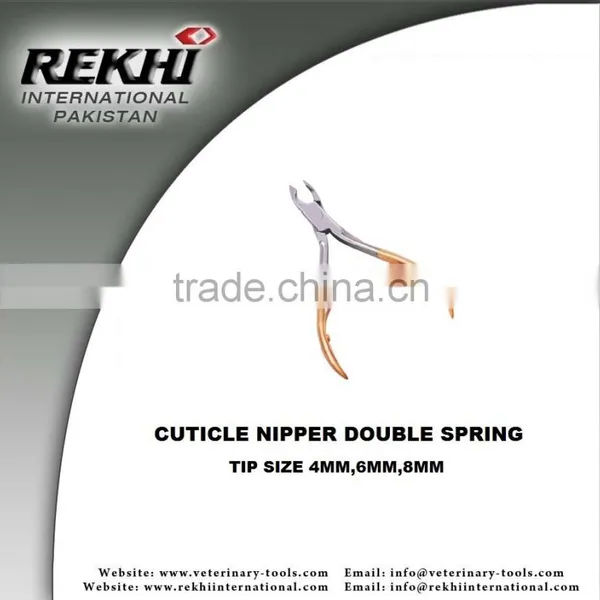 Cuticle Nipper 10.5cm Single Spring,Nail Nipper,Nail Nipper Half Gold ,Nail Clipper
