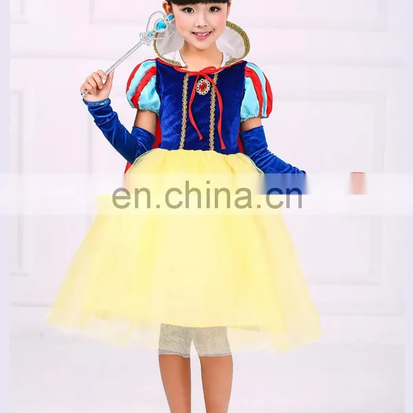2016 Frozen Elsa Girl Party Dress , The New Children Dress Roses Frozen Elsa ANNA Dress Snow White26389 photo-3
