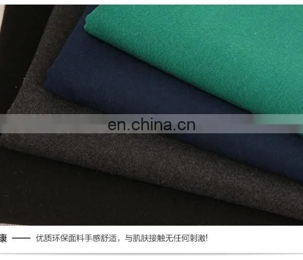 Brushed and Flocked Polyester Viscose Spandex Fabric photo-2