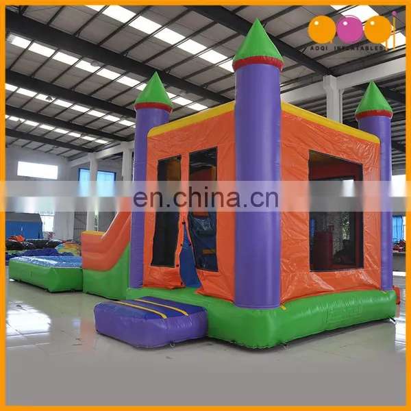Water Park Jumping Bouncer and Slide Inflatable Combo With Pool photo-2