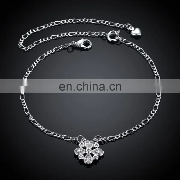 Wholesale Silver Plated Traditional Indian Anklets for Babies Foot Jewelry photo-2