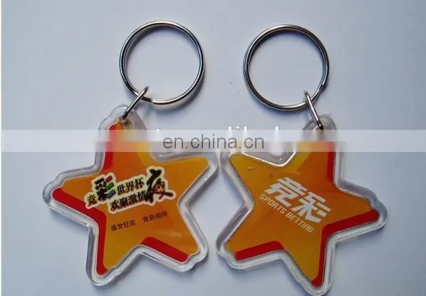 Square Acrylic Any Logo Printing Custom Name Keychains photo-4