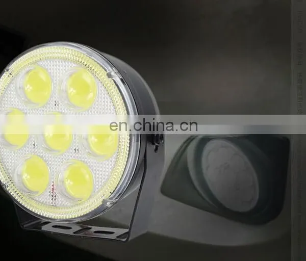 Led Fog Light Fog Lamps Projector 7 Cob Led Halo Ring Led Projector Fog Lamp