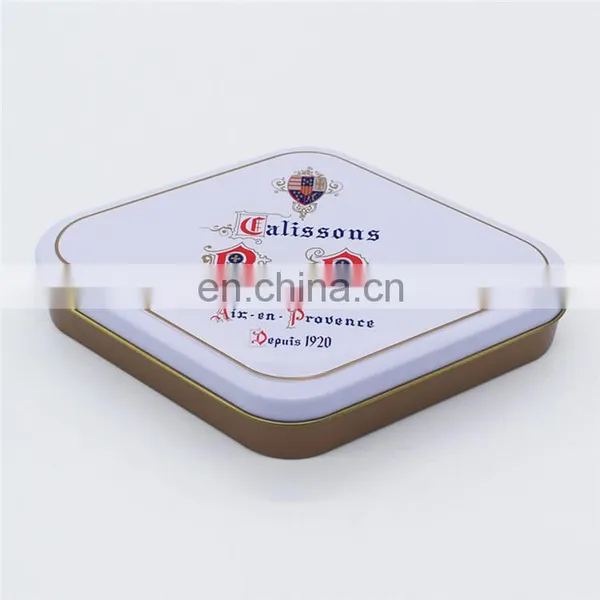 Diamond Shape Custom Design Metal Tinned Chocolate Packaging Box Packaging photo-2