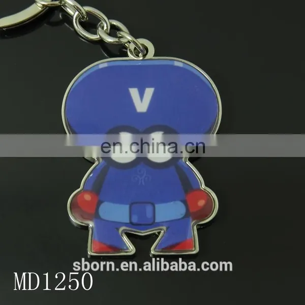 Customize Dome Epoxy Key Chain Cartoon Key Chain photo-5