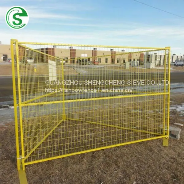 Galvanized Iron Welded Mesh Australia/Canada Powder Coated Temporary Road Fence Barrier photo-5