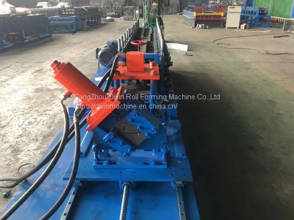 Metal Furring Keel Channel House Structure Roll Forming Machine With Punching Hole photo-4