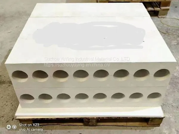 Ceramic Block Insulation Block Temperature Protection Ceramic Roller Sealant Block Brick For Tempering Machine photo-3