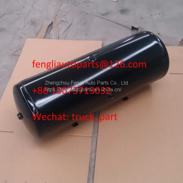Truck Brake System 40L Black Powder Coated Tralier Steel Air Tanks photo-2
