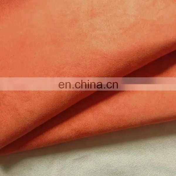 100% Polyester Woven Suede Cover Fabric for Sofa Home Textile photo-3