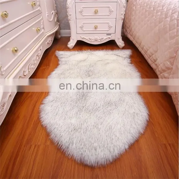 Hot Sales Artificial Faux Sheepskin Fur Rug Made in China 2019 photo-4