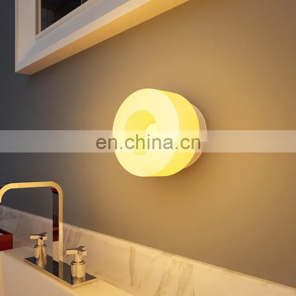 Infrared LED Body Sensor Night Lamp Corridor Wall Cabinet Rechargeable PIR Light photo-6
