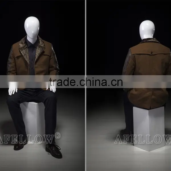 Sitting Male Abstract Mannequin photo-2