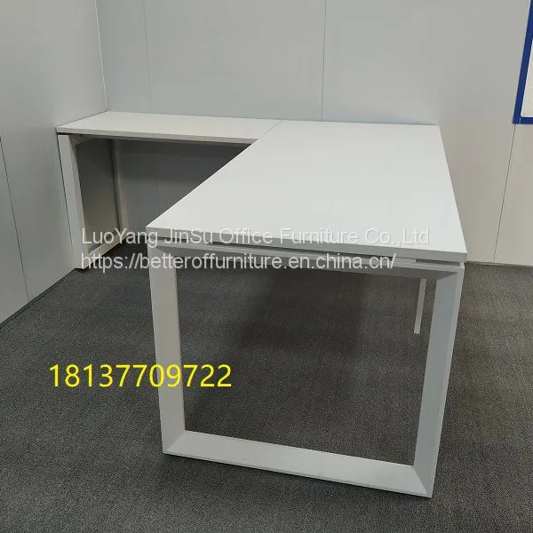 L-Shaped Office Desks & Workstations  L1800XW800XH750 Steel Tube Wooden Available photo-3