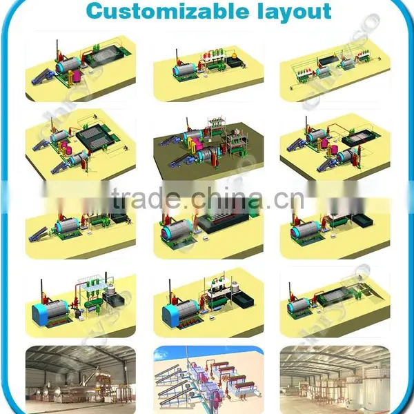 Green Technology Waste Tyre Recycling Machine_Used Tyre Pyrolysis Machine photo-2