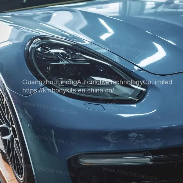 Km for 2010-16 Panamera Upgrade 971 GTS Bumper and New Model Headlights photo-3