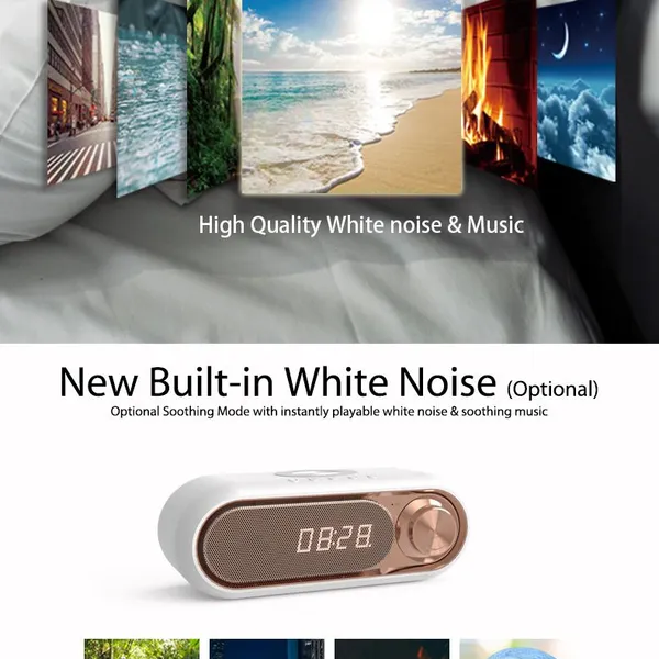 Wireless Charging Bluetooth Speaker 4000mAh Speaker Home Theater Shocking Surround Bass Column Computer Subwoofer photo-5