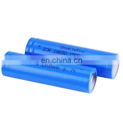 1 Year Warranty Cylindrical Lithium Ion 18650 3.7v 1500mah 18650 li Ion Battery Rechargeable for Flashlight photo-2
