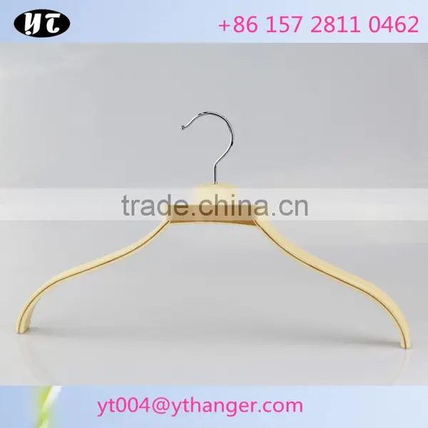 Low Price Natural Laminated Wooden Hanger for Clothes photo-3