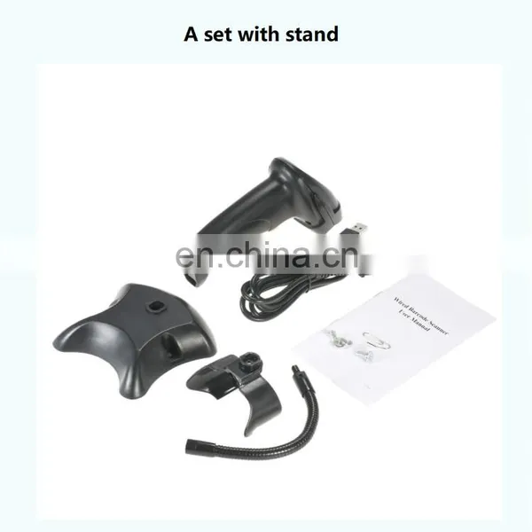 Best Price Wired Portable Handheld USB Bar Code Reader Cheap 1d Laser Barcode Scanner photo-2