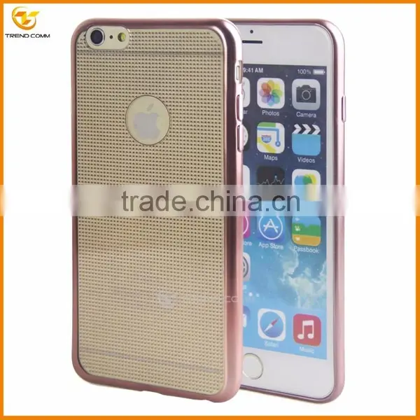 Wholesale Plating Transparent Tpu Soft Case for Iphone 6 photo-3