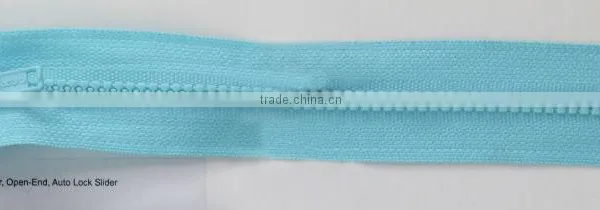 Crystal Water Color Polyester Open End Zipper photo-2