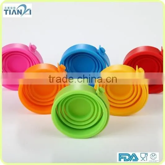 Silicone Collapsible Cup With Handles Silicone Coffee Cup photo-3