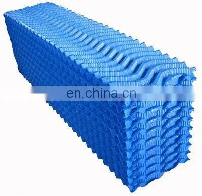 Customized PP PVC Anti-corrosion Durable Cooling Tower Filler Media 500mm 750mm S-wave Counter-flow Cooling Tower Fill photo-5