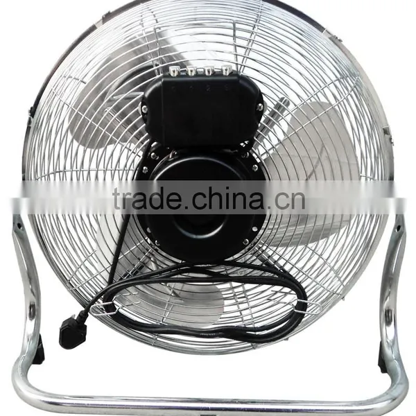 Factory: 12" Inch High Quality Chrome Floor Fan photo-6