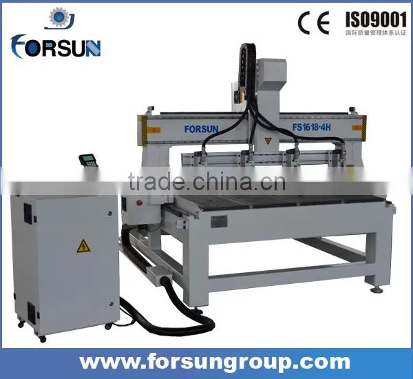 China Suppliers 4 Head Woodworking Cnc Router for Wood Door, Guitar, Furniture/ Wood Cutting Cnc Machine for Sale photo-3