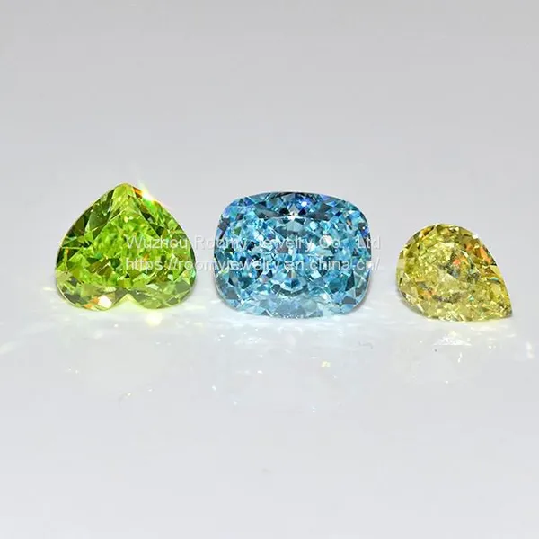 Factory Wholesale Loose Gemstones 5A CZ Crushed Ice Cut Zircon Stone Cubic Zirconia for Jewelry Fashion Accessories photo-2