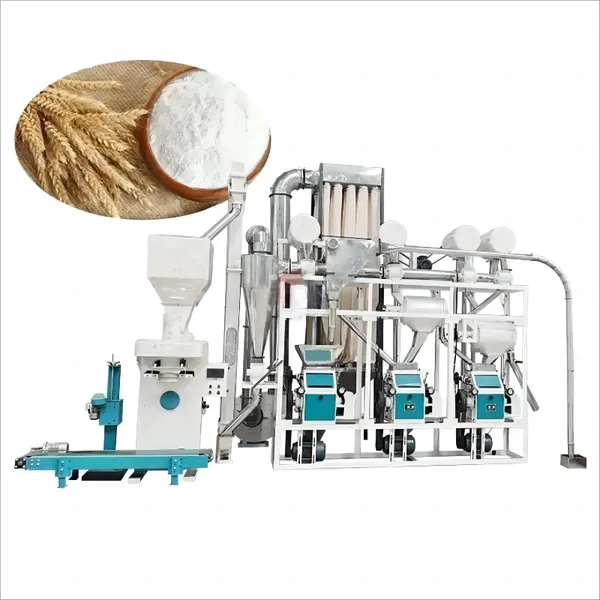 Automatic 20tpd Wheat Maize Corn Semolina Rice Roller Flour Griding Machine Wheat Flour Mill Milling Machine photo-2