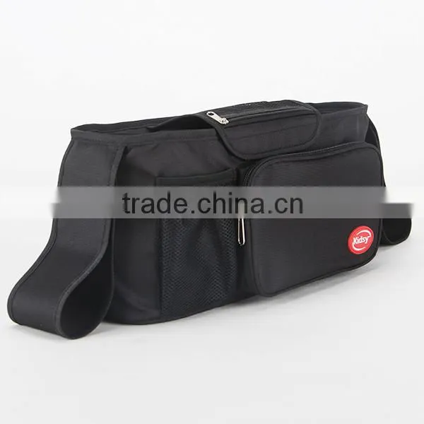 Deluxe Black Stroller Organizer/Baby Diaper Bag Stroller Organizer/Stroller Travel Carry Bag Quality Choice photo-5