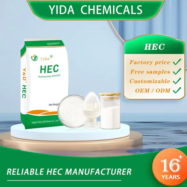 HEC Hydroxyethyl Cellulose YIDA LEAD SK300 SK500 SK1000