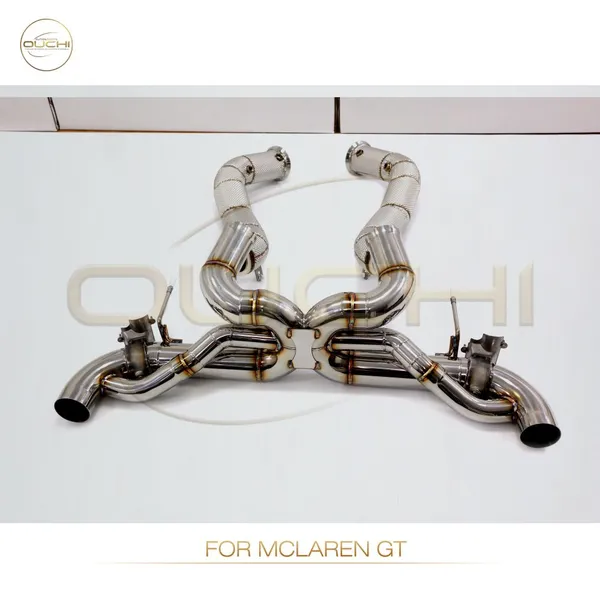 SS304 Exhaust System Catback for Mclaren GT Muffler With Tips High-performance Car Exhaust Parts photo-2