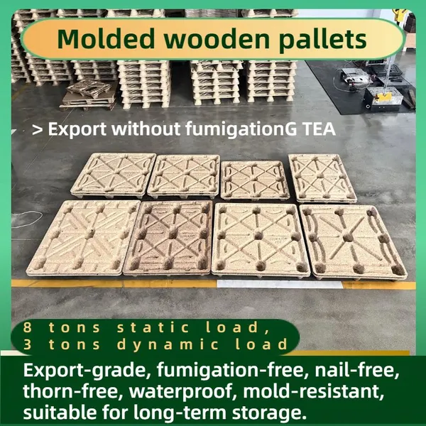 Food and Pharmaceutical Grade Molded Wood Pallets — Nail-Free, Splinter-Free, Safe, and Eco-Friendly photo-3