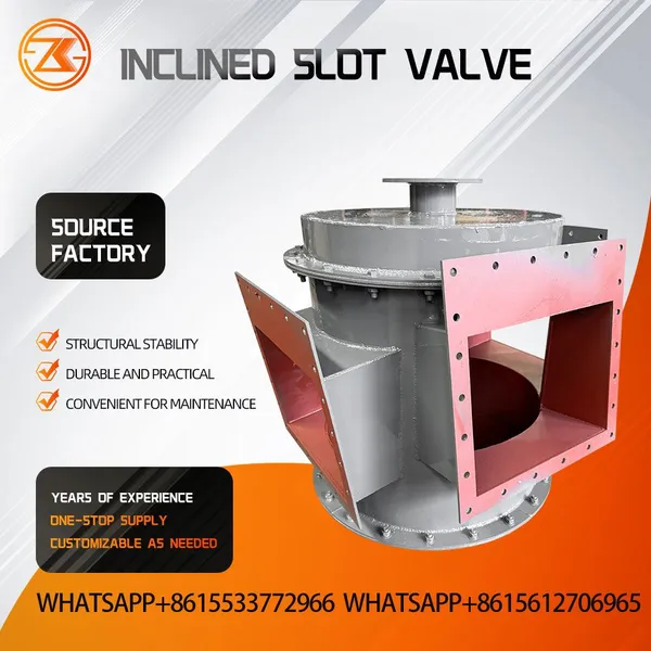 Manual Gear Air Slide Three-way Reversing Valve Low Cost Small Silo Intermittent Material Distribution Equipment photo-2