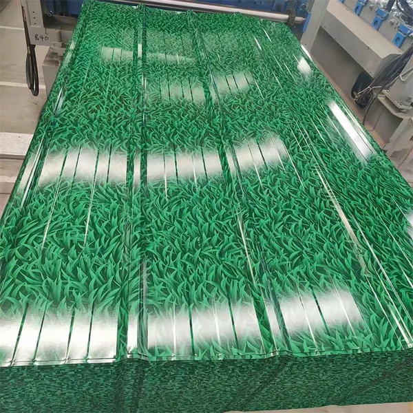 Color Coated Galvanized Steel Roofing Sheet PPGL Corrugated Roof Tile