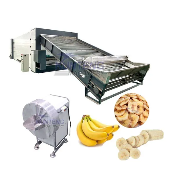 Gas Heating Plantain Banana Drying Machine Fruit Drying Oven Dried Plantain Chips Making Machine EPC