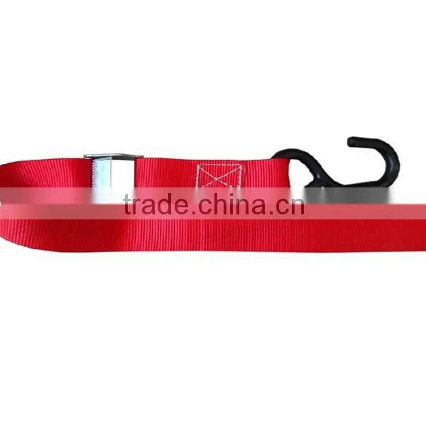 Polyester Webbing Motorcycle Cam Buckle Tie Down Straps With Hooks photo-3