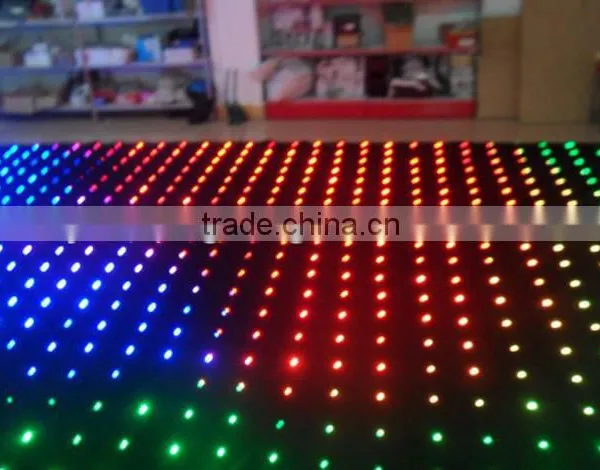Bar Background Light Led Star Curtain Video Cloth P10 , Each Square Meter About 110 Lamps RGB 3IN1 photo-3