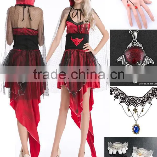 Walson Sexy Costume Women Deluxe Queen Halloween Princess Costume Fancy Adult Dress Halloween Partywear Outfit photo-2